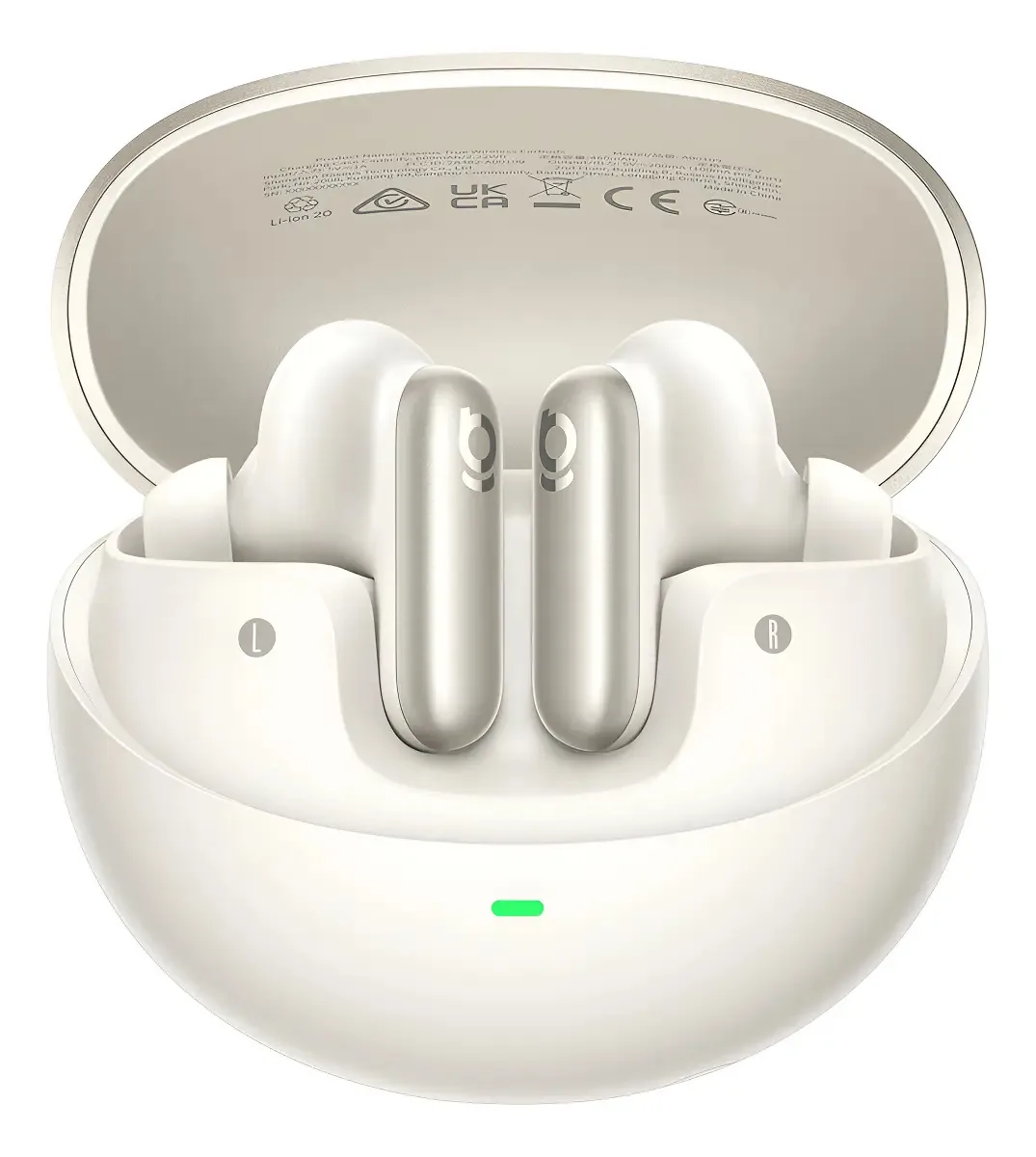 Fone Ouvido Bluetooth Baseus Inspire Xp1 Cancelamento Ruído Branco
