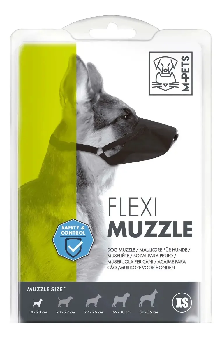 Focinho flexível para cães tamanho L - M-pets