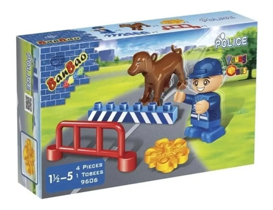 Blocos Montar Banbao Tamanho Duplo Adestramento De Cães 9606