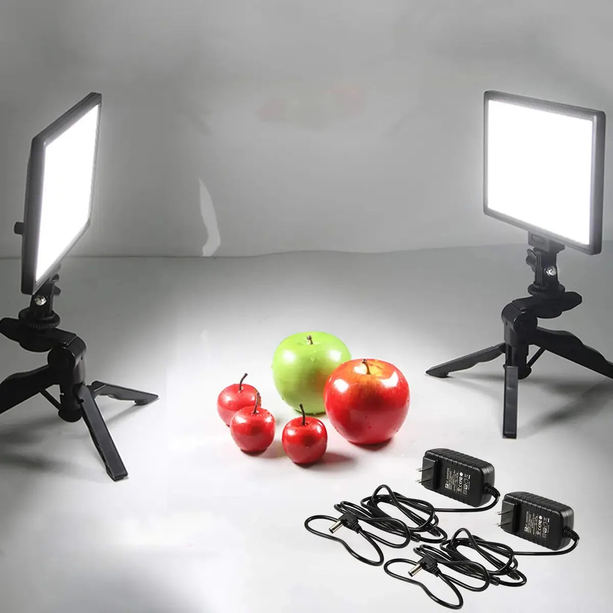 Viltrox 2 conjuntos de lâmpada LED para fotografia com