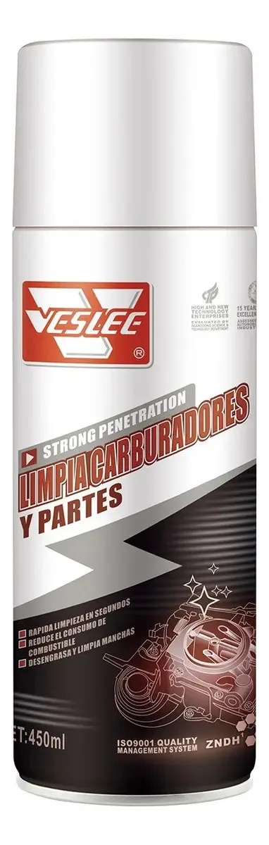 Limpador de carburador de corpo e borboleta Veslee em aerossol 450 ml
