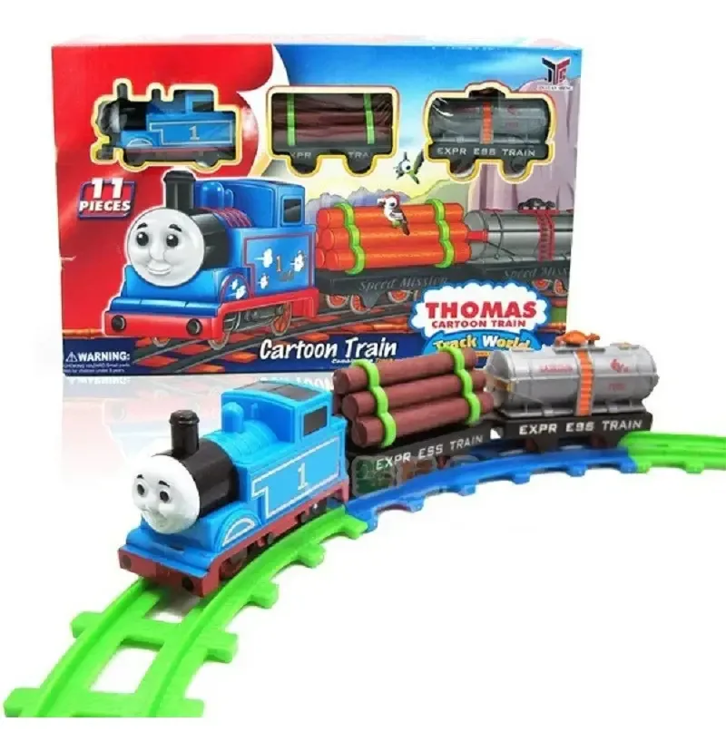 Veículo Juguetech 233b-2, trem de brinquedo sem controle remoto, cor, personagem multicolorido, Train Thomas