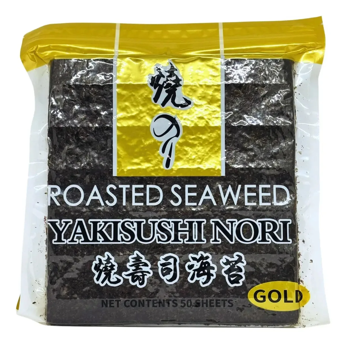Alga Marinha Yakisushi Nori 1 Un 50fl Pct 140g Cx 80un