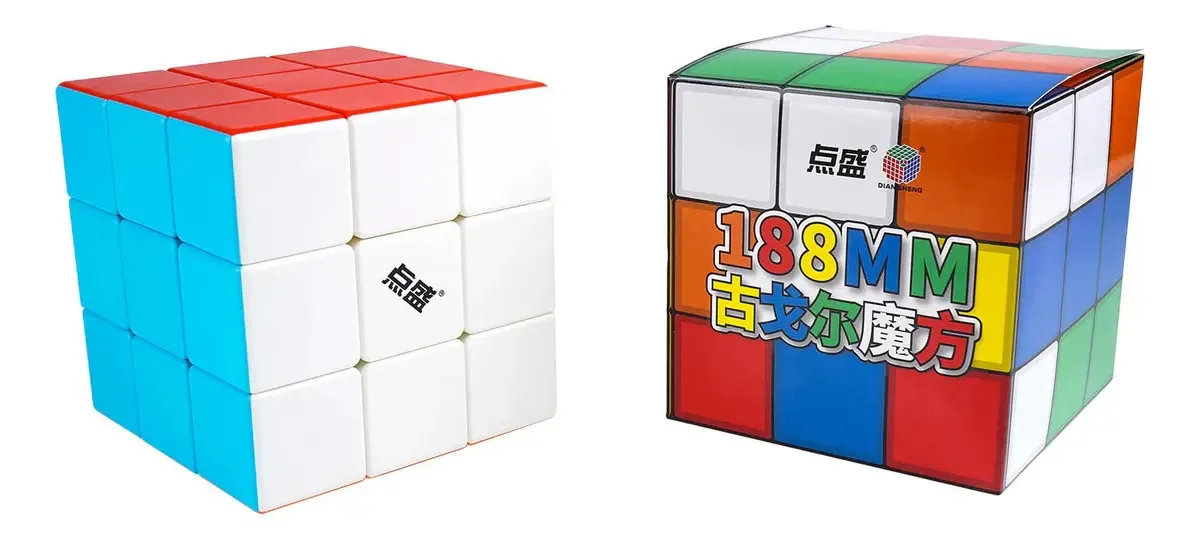 Cubo Mágico 3x3x3 Gigante 18,8cm DianSheng Cúbico