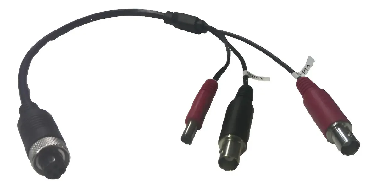 Cabo adaptador de aviação para BNC para câmeras DVR