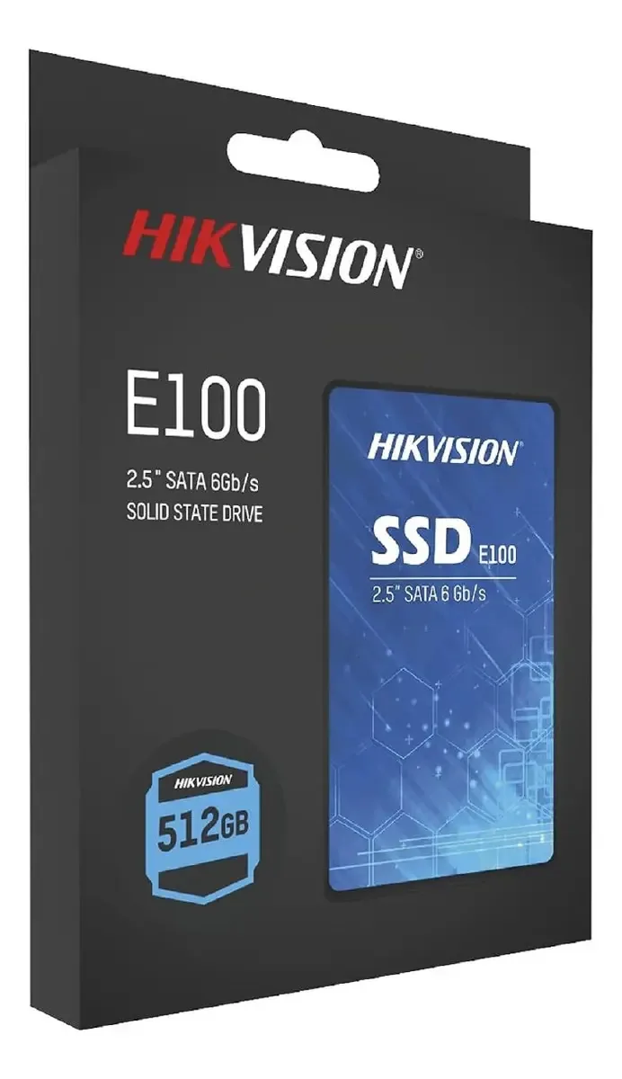 Disco SSD Sata Hikvision HS-SSD-E100 512gb E100 176tb cor azul