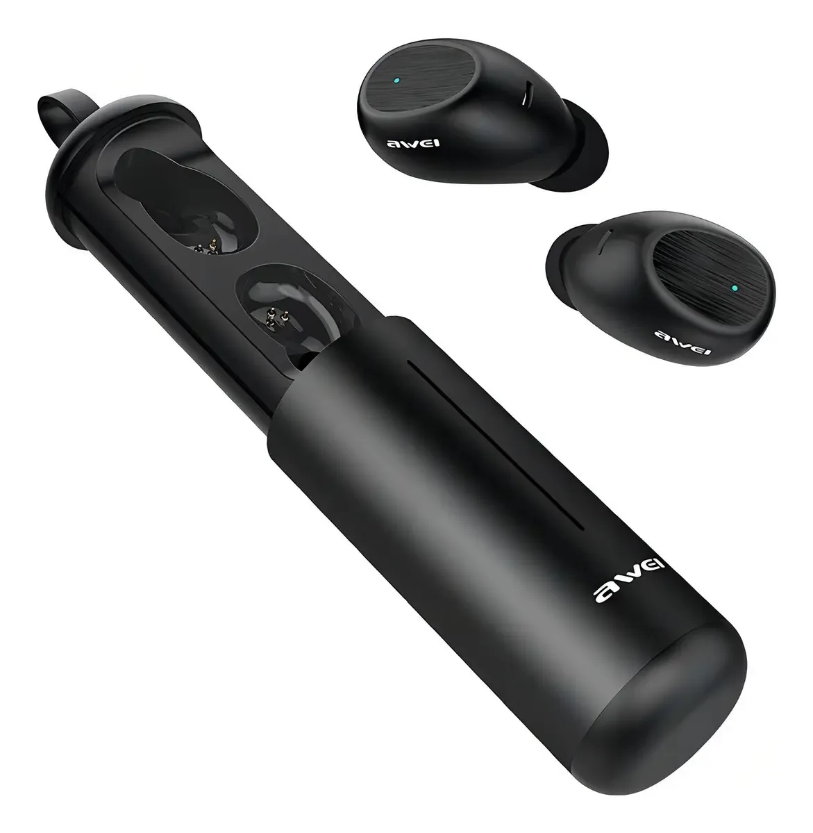Caixa de carregamento de fones de ouvido e viva-voz Bluetooth Awei T55 Touch