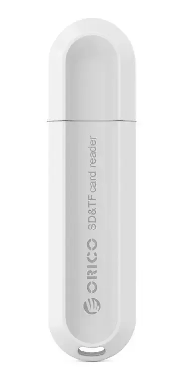 Leitor De Cartão De Memória Sd/tf Usb 3.0 - Crs21 Cor Branco