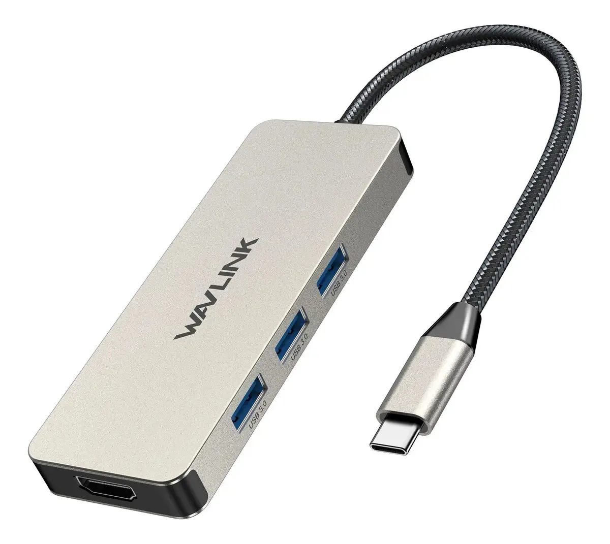 Wavlink - Estação de Acoplamento Usb C, Adaptador Usb C para Hdmi com 4k Hdmi, 100w PD, 3x Usb3.1, Leitor de Cartões Sd/tf, Adaptador Usb C Hub para Macbook Pro/air, iPad Pro, Surface, Xps