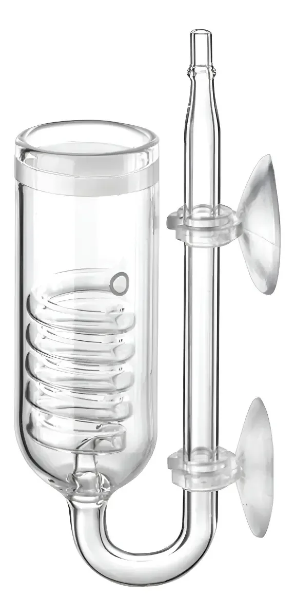 Difusor Co2 Com Conta Bolhas 28mm Wfish Curto Diâmetro 2.8 Cm