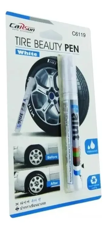 Lápis de pintura Carsun Tire - branco
