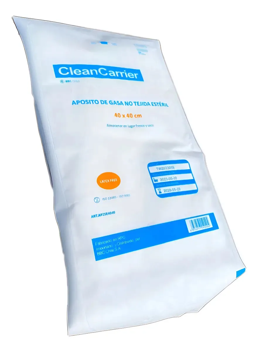 Curativo Estéril De Gaze Não Tecido 40×40, (10 Unidades) Branco