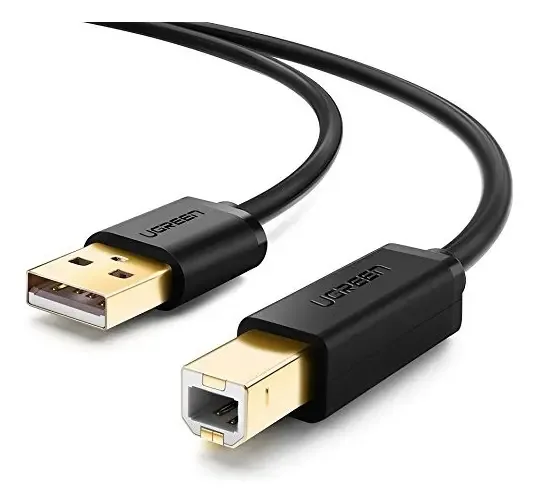 Cabo Ugreen 10350 com entrada USB B e saída USB A