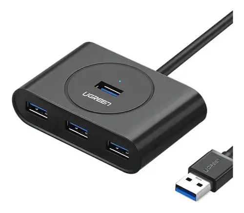 Hub Adaptador Usb 3.0 Ugreen Para 4* Usb 5Gbps - 1 Metro