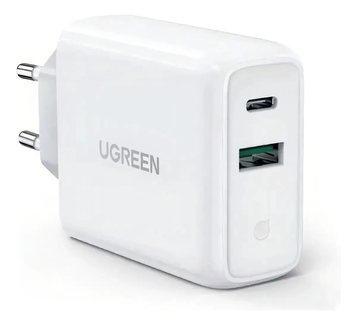 Carregador De Parede Ugreen Usb + Usb-c 36w Branco