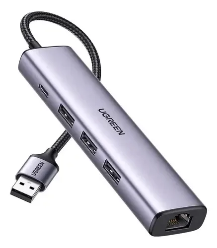 Adaptador Usb 3.0 Para Usb + Rj45 Gigabit 60554 Ugreen