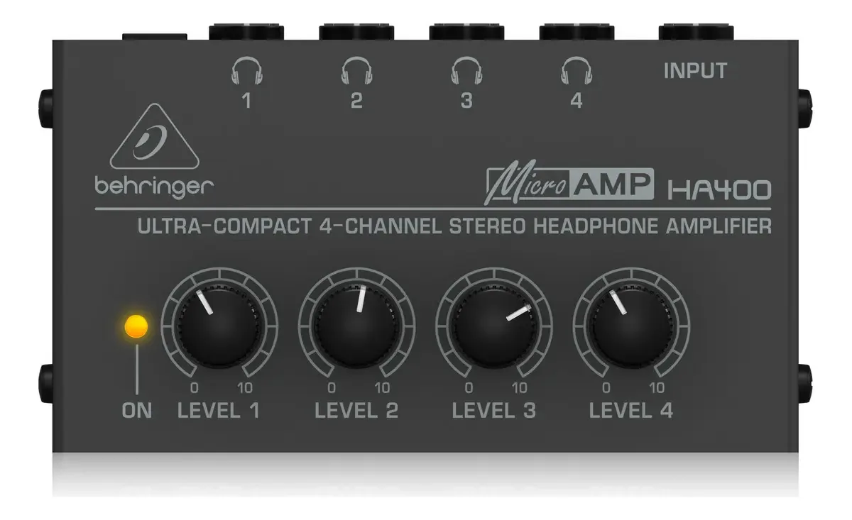 Amplificador De Fone De Ouvido Behringer Ha400 4 Canais