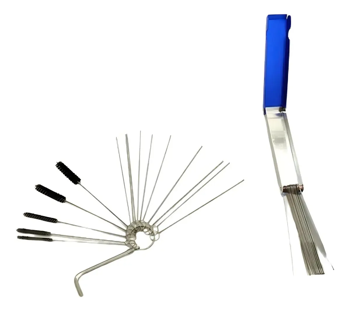 Kit de escova de carburador de motocicleta de limpeza profunda