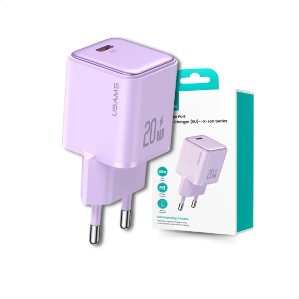 Carregador De Parede Fonte Energia Celular Turbo Rápido 20w Pd Para iPhone iPad Apple