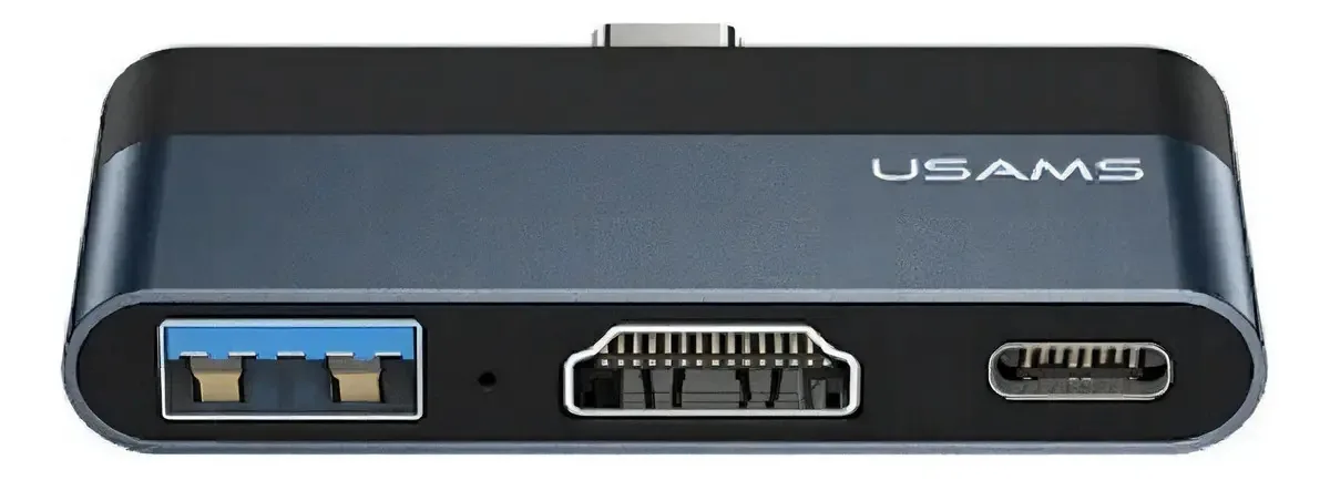 Mini Hub Usb-c - Usb 3.0/hdmi/usb-c Pd Usams Notebook