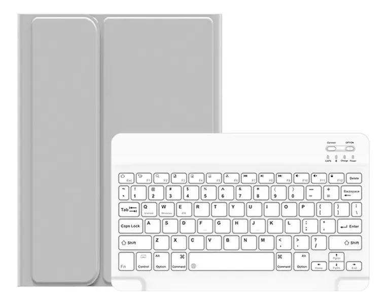Capa para iPad + Teclado - 11 Cinza