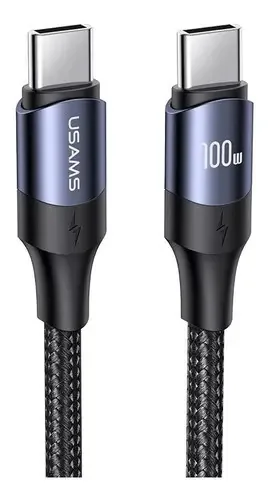 Cabo Usb-c Tipo-c Turbo 100w 1,2m Reforçado (Duas Pontas Iguais)