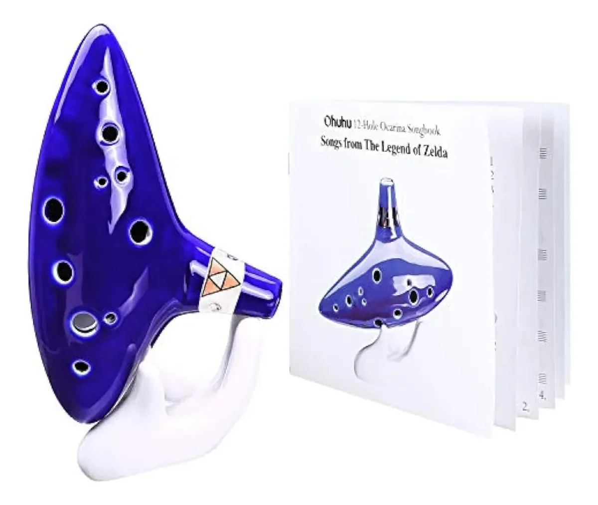 Ohuhu Zelda Ocarina com Canções De La Leyen