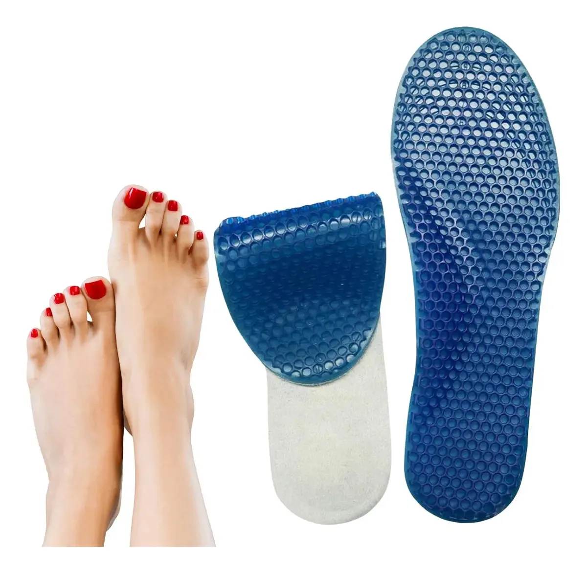 Palmilhas ortopédicas Palmilhas de gel para mulheres