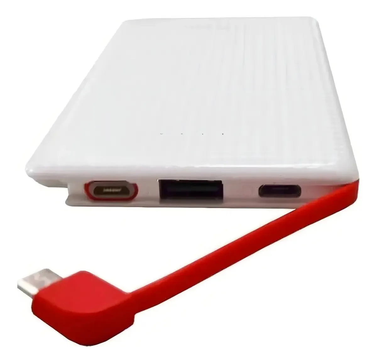 Power Bank Carregador Portátil 5000mAh Kaidi KD-952 Branco Rápido