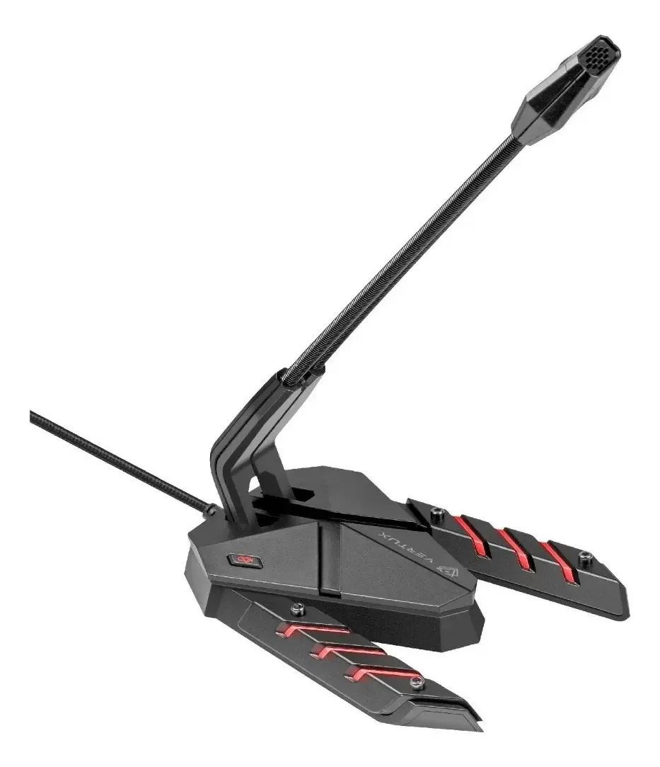 Microfone Pc Gamer Streaming Usb Streamer-3, cor preta