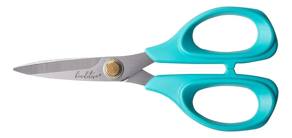 Beaditive - Tesoura de costura azul-petróleo de 6,0 polegadas