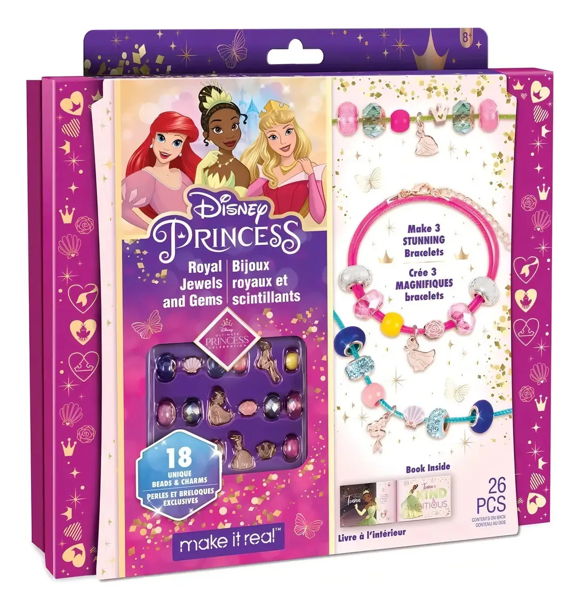 Joias E Gemas Reais Das Princesas Disney - Make It Real Diâmetro 1 Cm