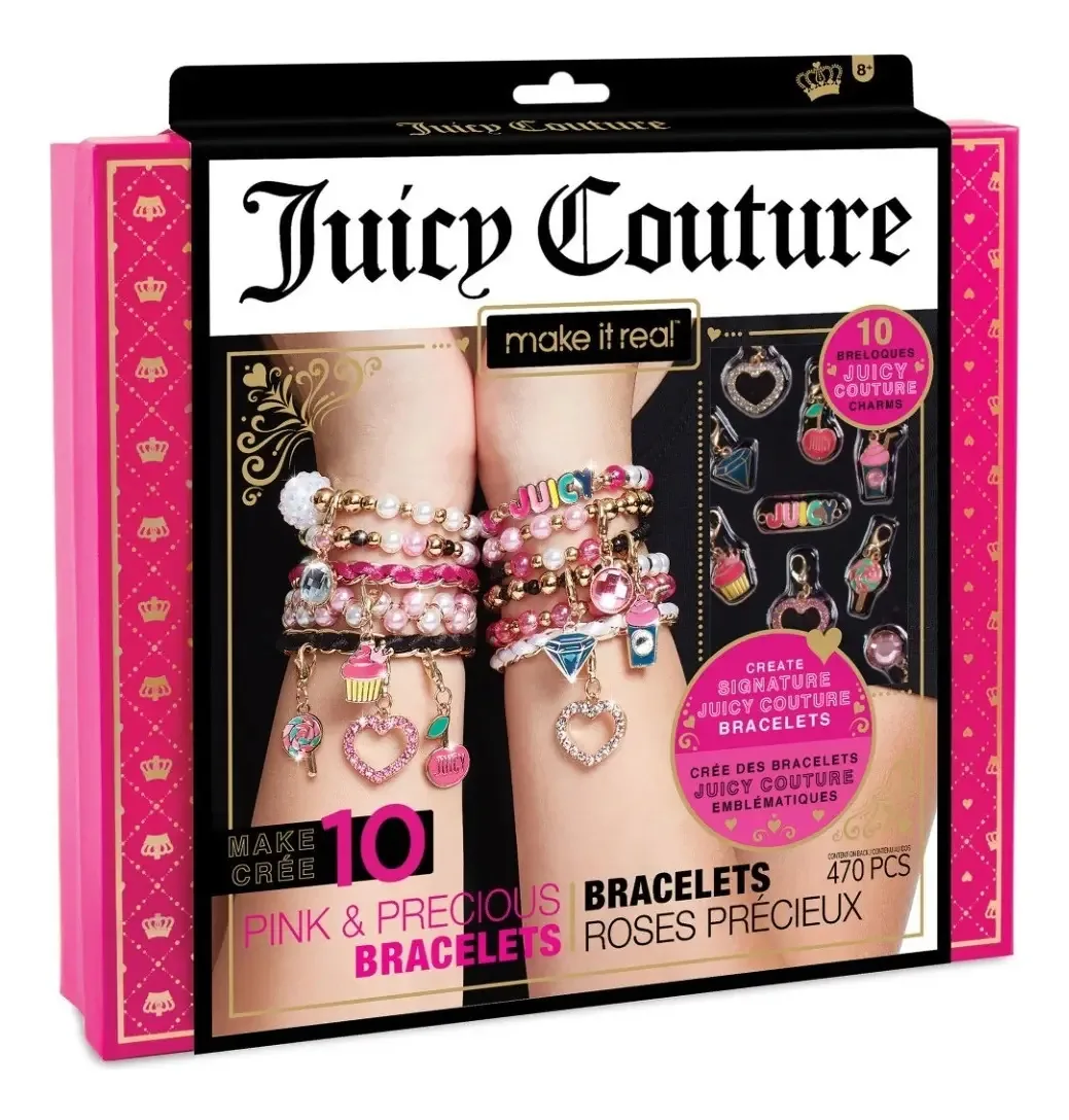 Pulseiras Juicy Couture Rosa e Lindas - Make It Real