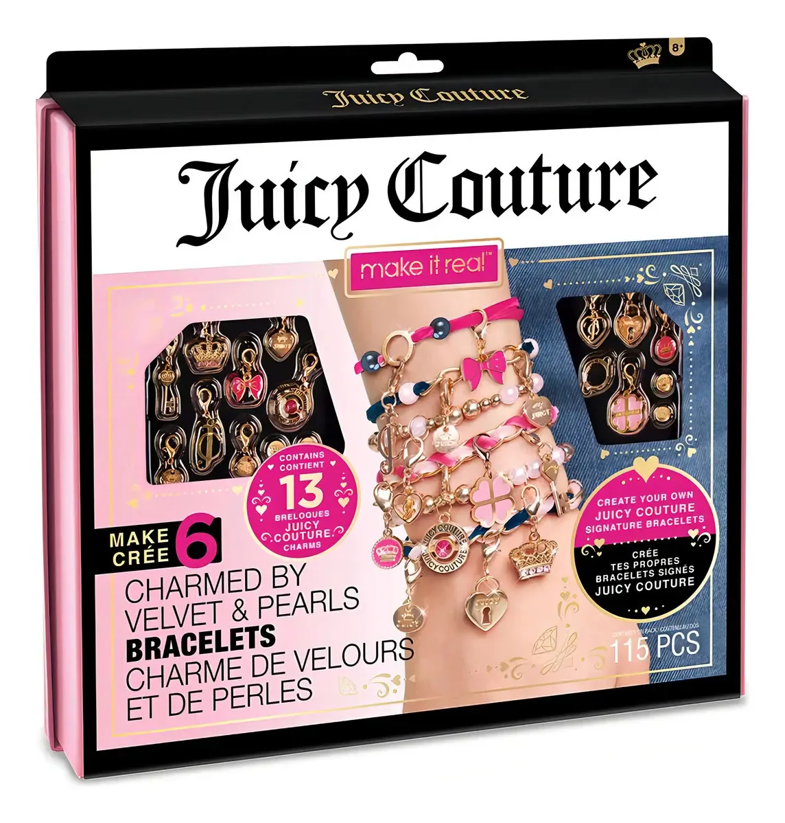 Conjunto de pulseiras Juicy Couture Charmed