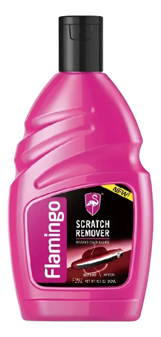 Removedor de arranhões Flamingo 300 ml de removedor de arranhões Goma de bolha rosa