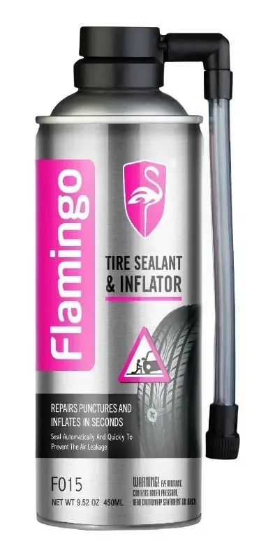 Selador e inflador de emergência Flamingochile 450 ml