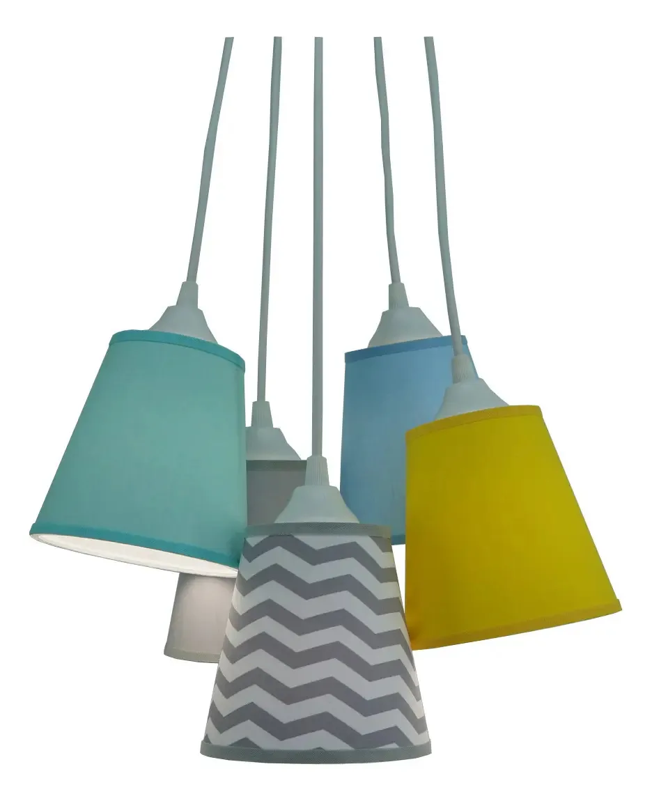 Lustre Pendente Infantil Chevron Crie Casa Colors