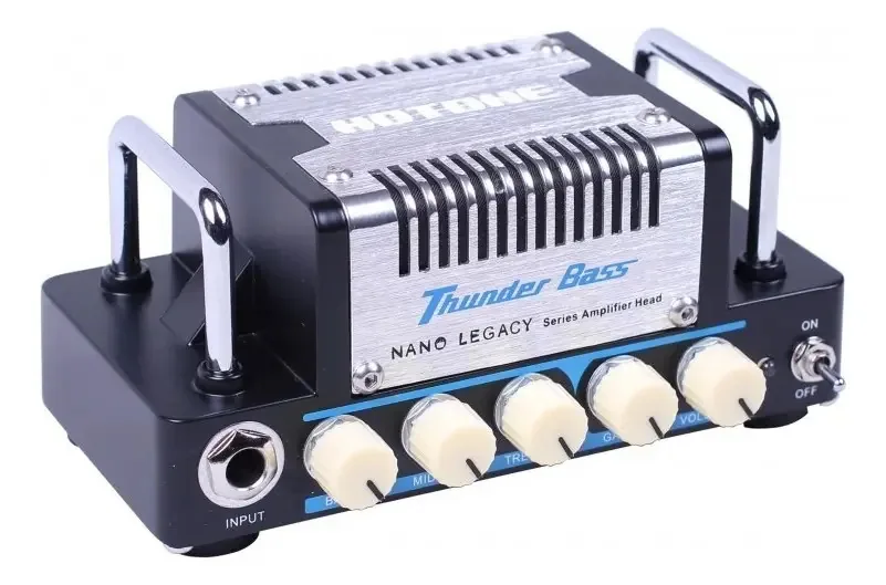 Cabeçote De Guitarra Hotone Thunder Bass Cor Prateado