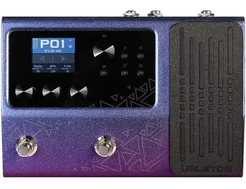 Pedal Valeton Multiefectos Gp-100 Cor Violeta