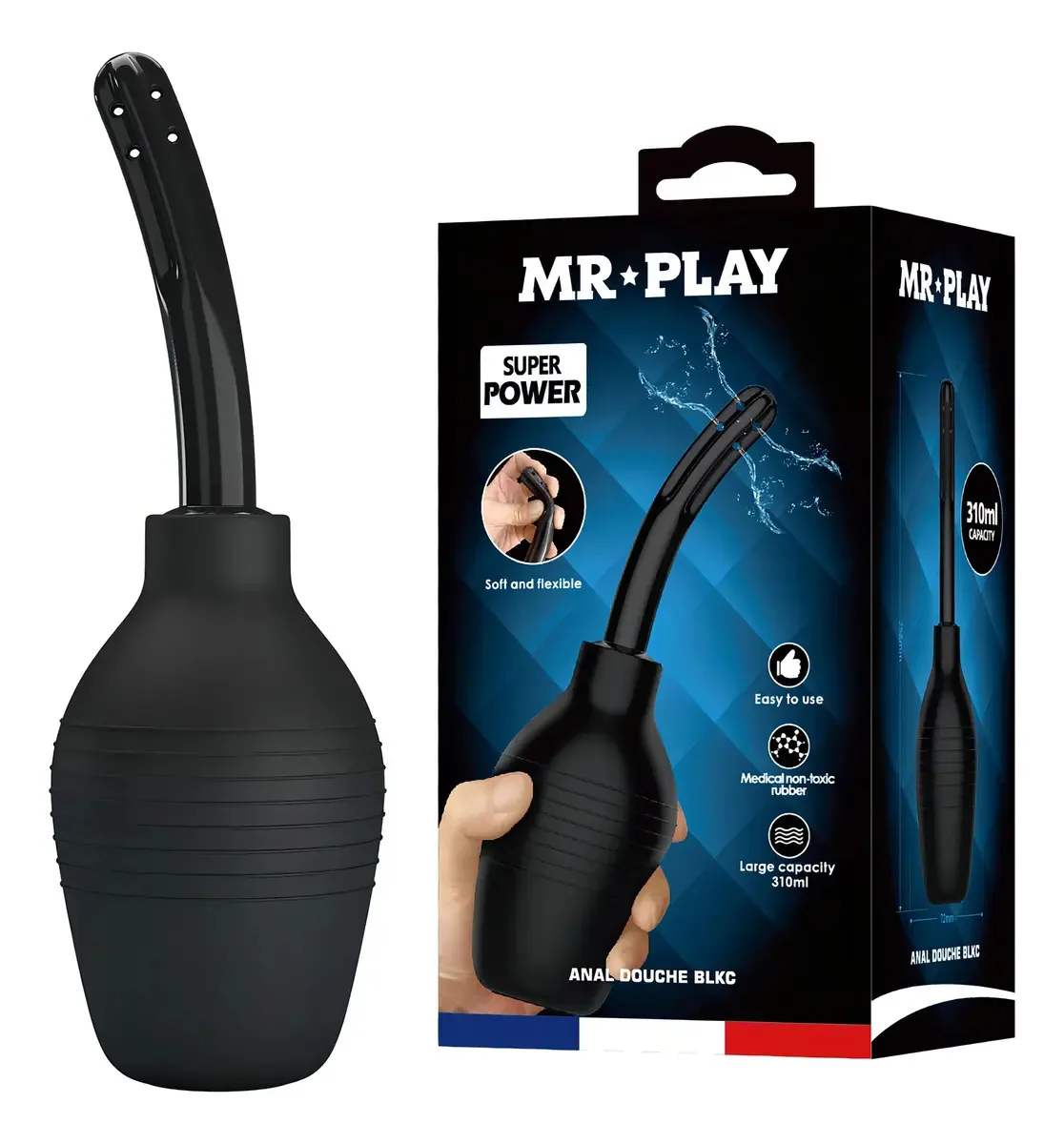 Anal Douche Blkc - Ducha Íntima Com 310ml Cor Preto