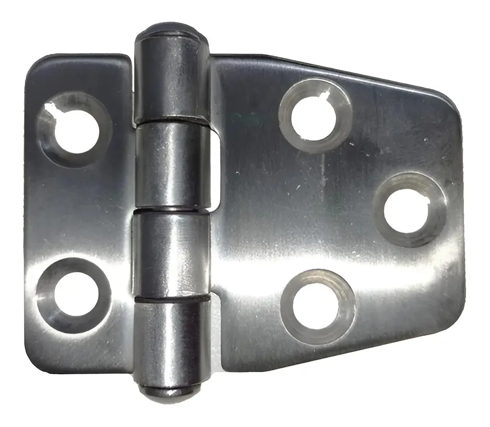 Dobradiça Náutica de Aço Inox para Portas e Janelas de Lancha Nauparts 55x40mm