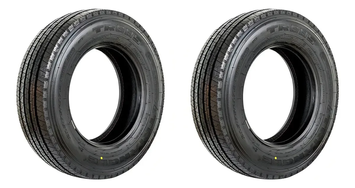 Kit 2 Pneus Triangle 16PR TR685 215/75R17.5 para Caminhão