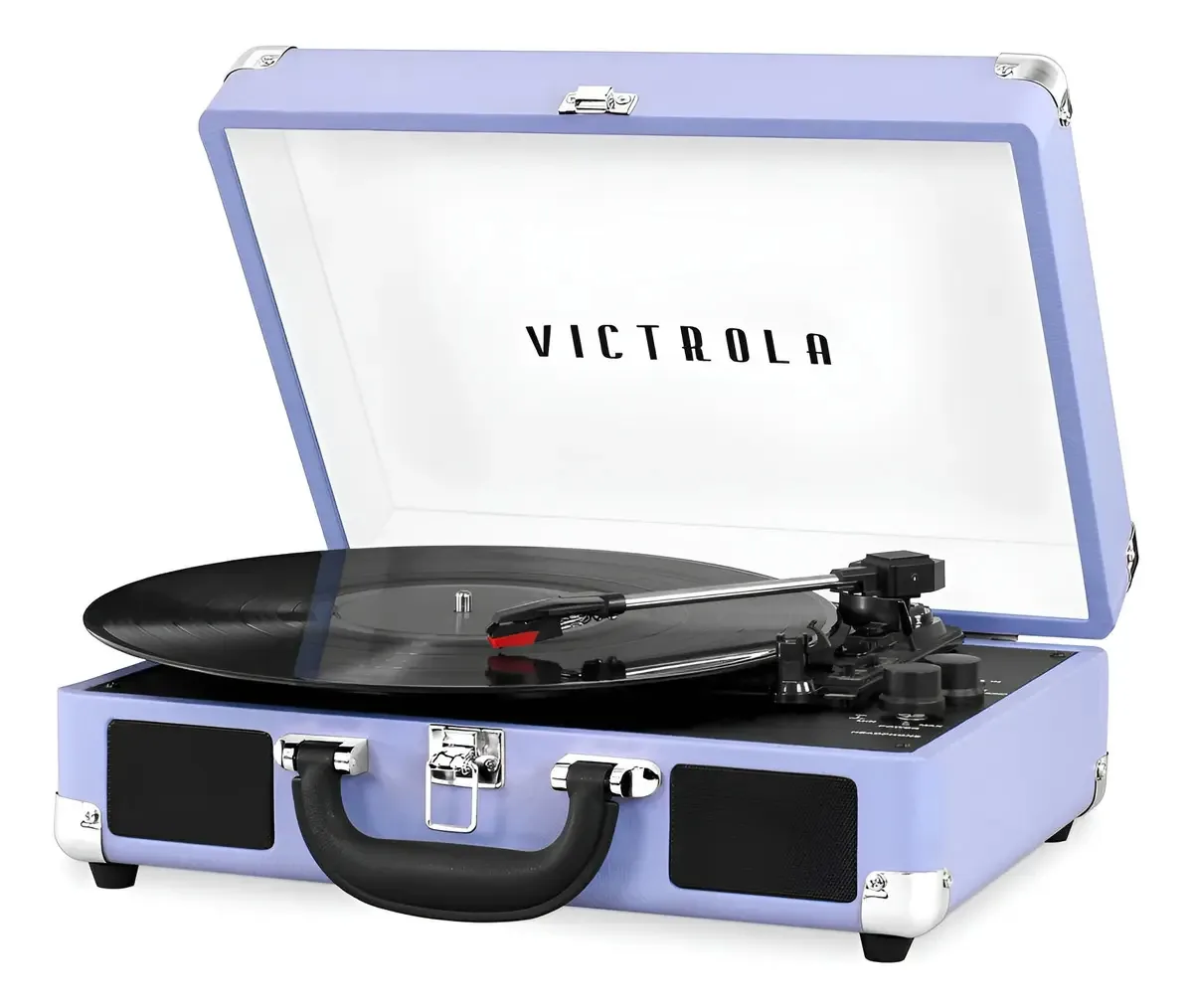 Toca-discos Bluetooth Lavender Victrola Vintage de 3 velocidades
