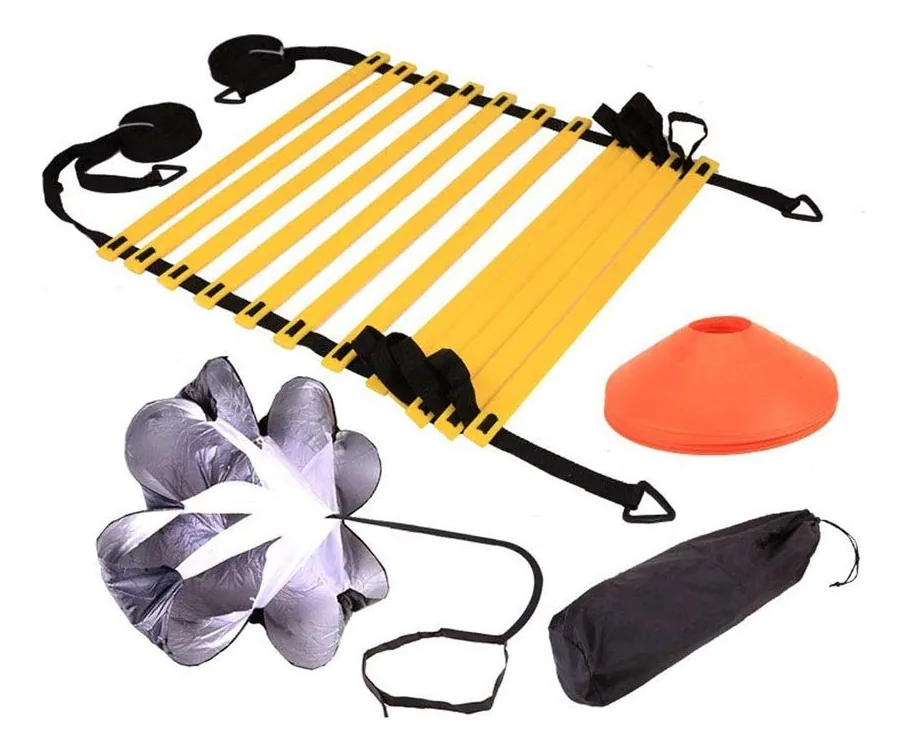 Escada de Agilidade Treinamento Ágil Escada, Escada de Velocidade Equipamento de Fitness Esportivo, Equipamento de Treinamento de Futebol, Escada de Agilidade Fixa, Treinamento de Basquete Passo...