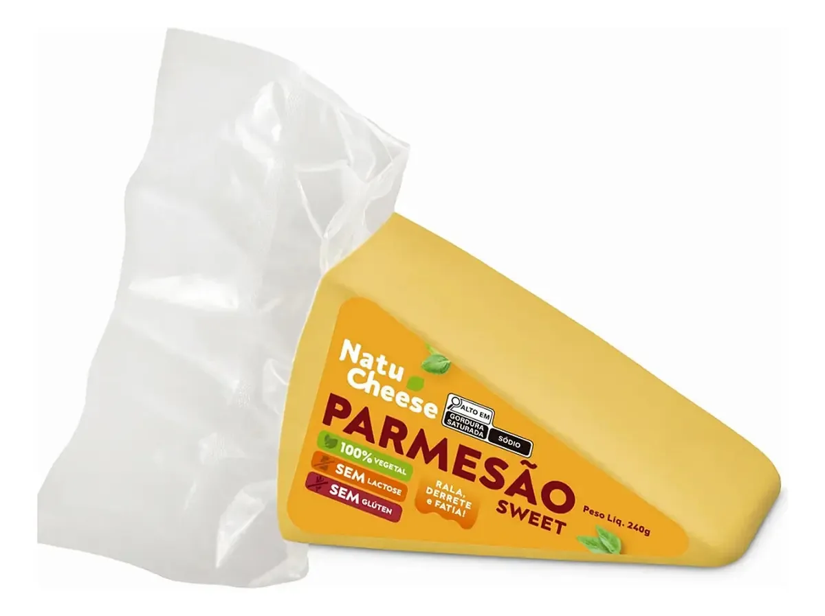 Queijo Parmesão Vegetal Sem Lactose 240g Natucheese