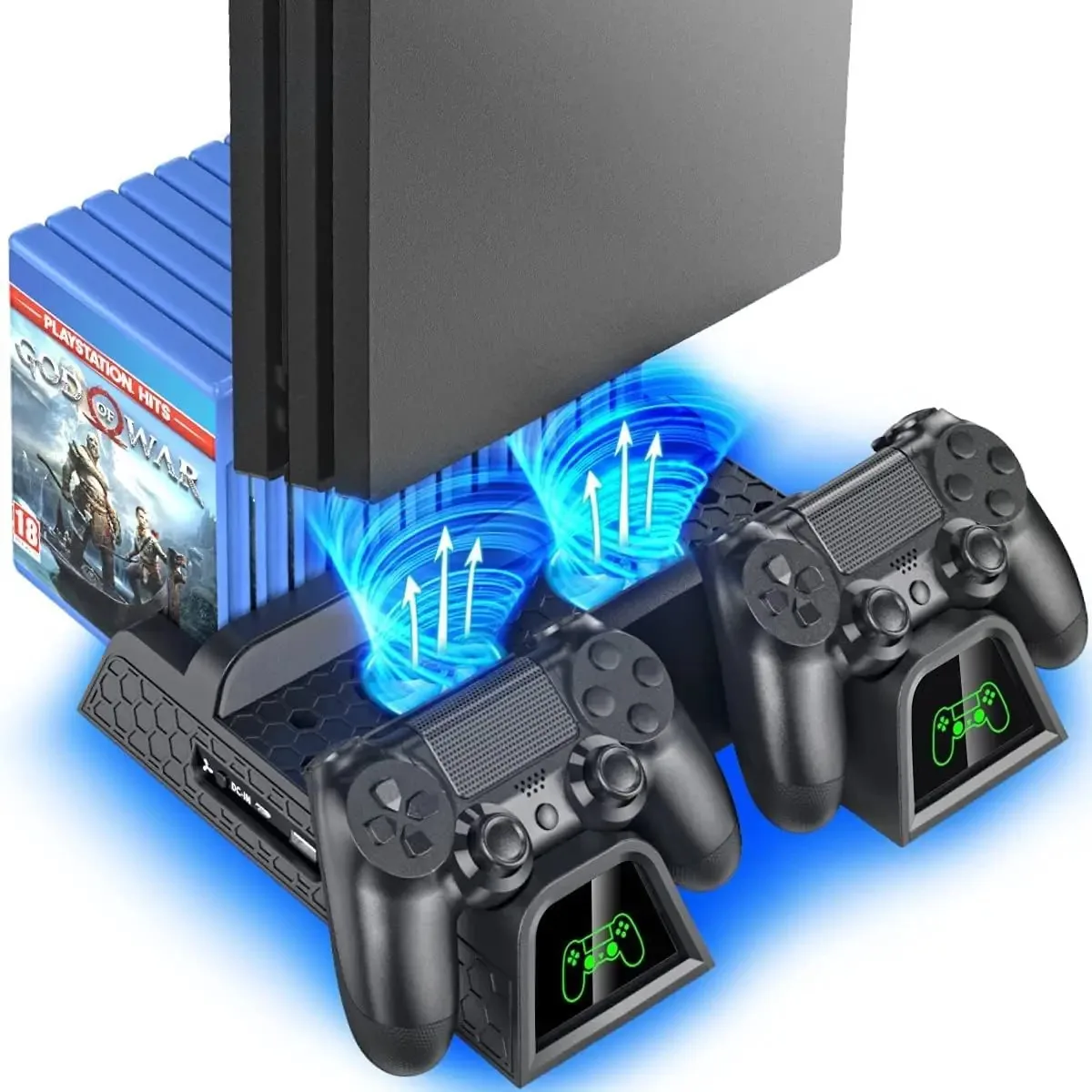 Estação de ventilação Oivo Ps4 Stand para Playstation 4/PS4 AA