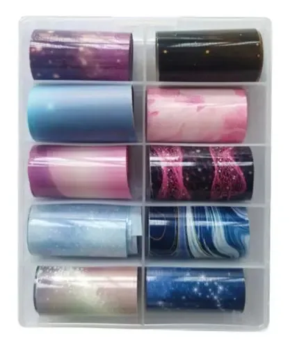 Foil Adesivo De Unhas Hello Mini - Decoração Elegante