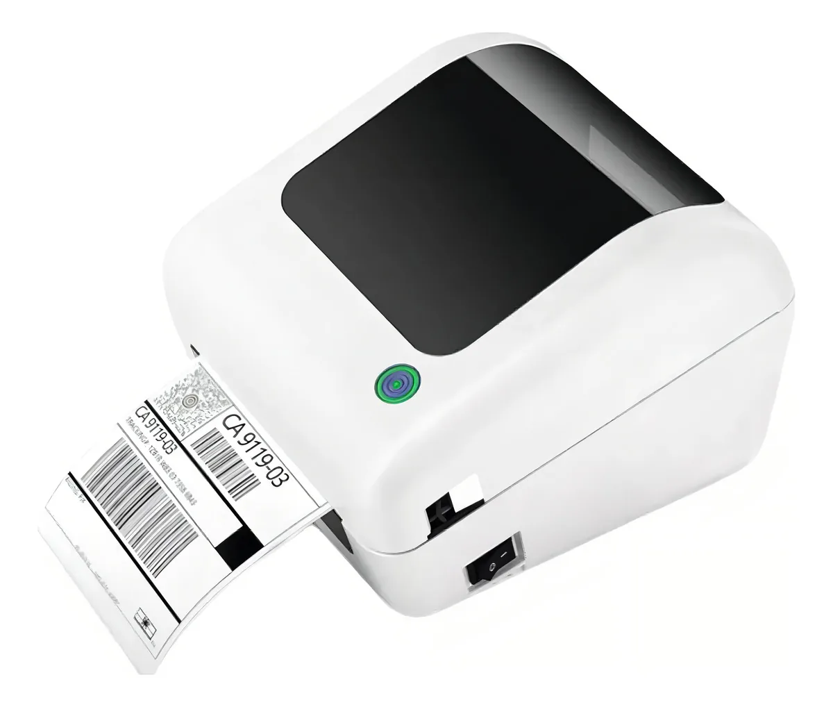 Impressora Térmica Bluetooth Guias Código de Barras Etiq Cor Branco