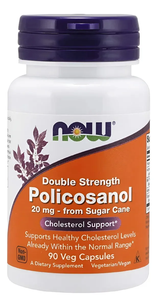 Policosanol 20 mg agora 90 cápsulas vegetais neutras