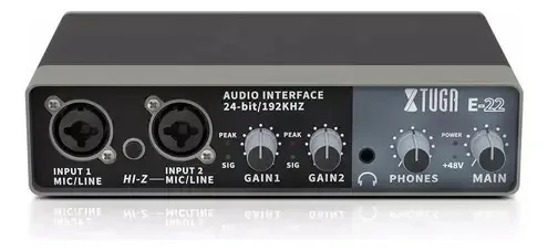 Interface De Áudio Estúdio Gravação Placa De Som